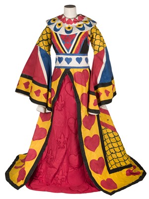 Lot 534 - Theatre. An Alice in Wonderland Queen of Hearts costume, mid-late 20th century