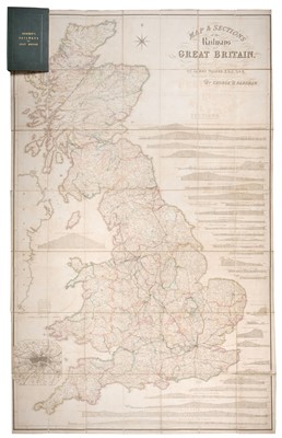 Lot 131 - Bradshaw (George). Map & Sections of the Railways of Great Britain..., 1839