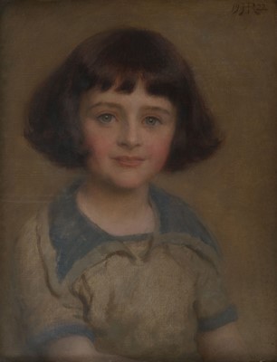 Lot 228 - Riviere (Hugh Goldwin, 1869-1956). Portrait of Diana Forbes-Robertson, 1922