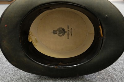 Lot 464 - Clothing. A group of Victorian & Edwardian gentlemen's hats, & other items