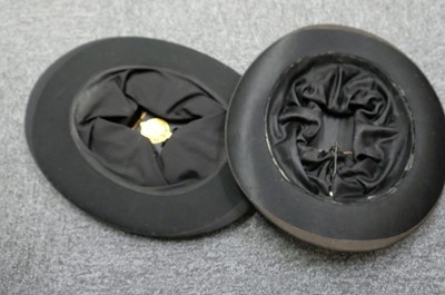 Lot 464 - Clothing. A group of Victorian & Edwardian gentlemen's hats, & other items