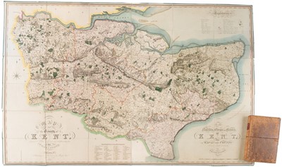 Lot 171 - Kent. Greenwood (C.), Map of the County of Kent, 1821