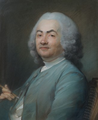 Lot 24 - Perronneau (Jean-Baptiste, 1715-1783). Portrait of Laurent Cars (1699-1771), circa 1770-1780