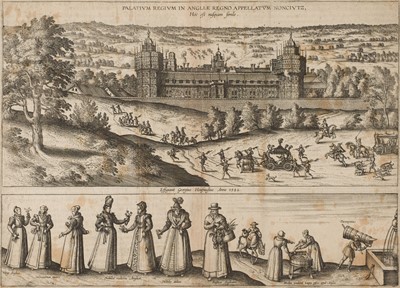 Lot 181 - Nonsuch Palace. Braun (Georg & Hogenberg Franz), Palatium Regium..., circa 1582