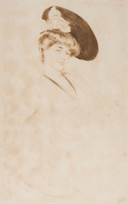 Lot 330 - Helleu (Paul César, 1859-1927). Miss Taylor, circa 1900