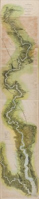 Lot 190 - River Thames. Tombleson (William), Map of the Thames..., circa 1890