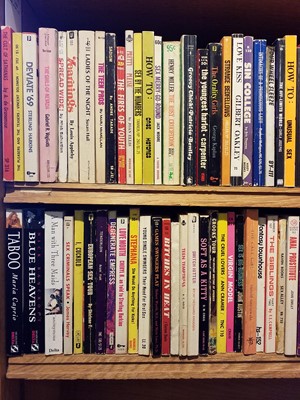 Lot 358 - Erotic Fiction. Approximately 125 volumes of mind-20th Century erotic fiction paperbacks