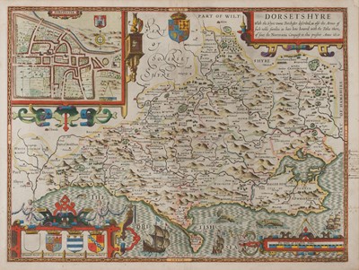 Lot 143 - Dorset. Speed (John), Dorsetshyre with the Shyre-towne Dorchester described..., circa 1627