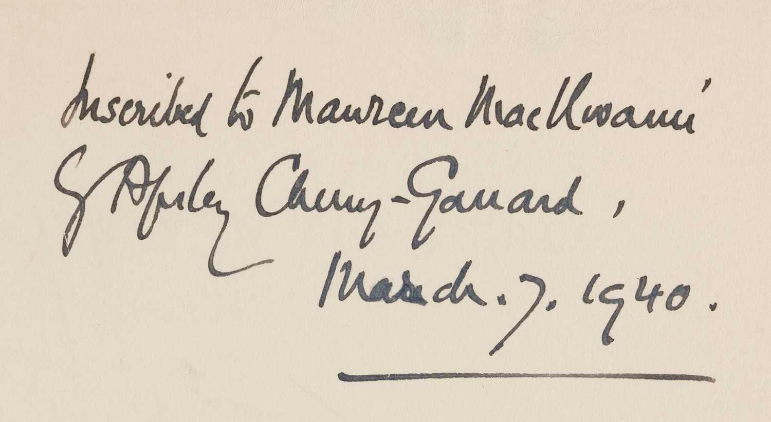 Lot 4 - Cherry-Garrard (Apsley). The Worst Journey in the World, 3rd one-volume edition, 1939