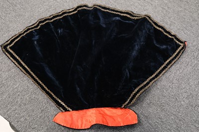 Lot 448 - Children's Clothing. A child's three-piece velvet page boy suit, 19th century