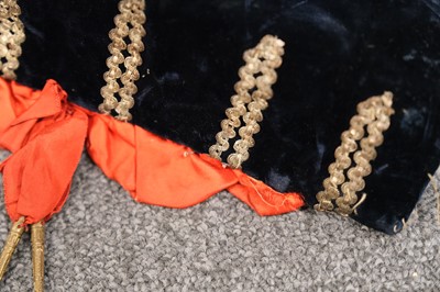 Lot 448 - Children's Clothing. A child's three-piece velvet page boy suit, 19th century