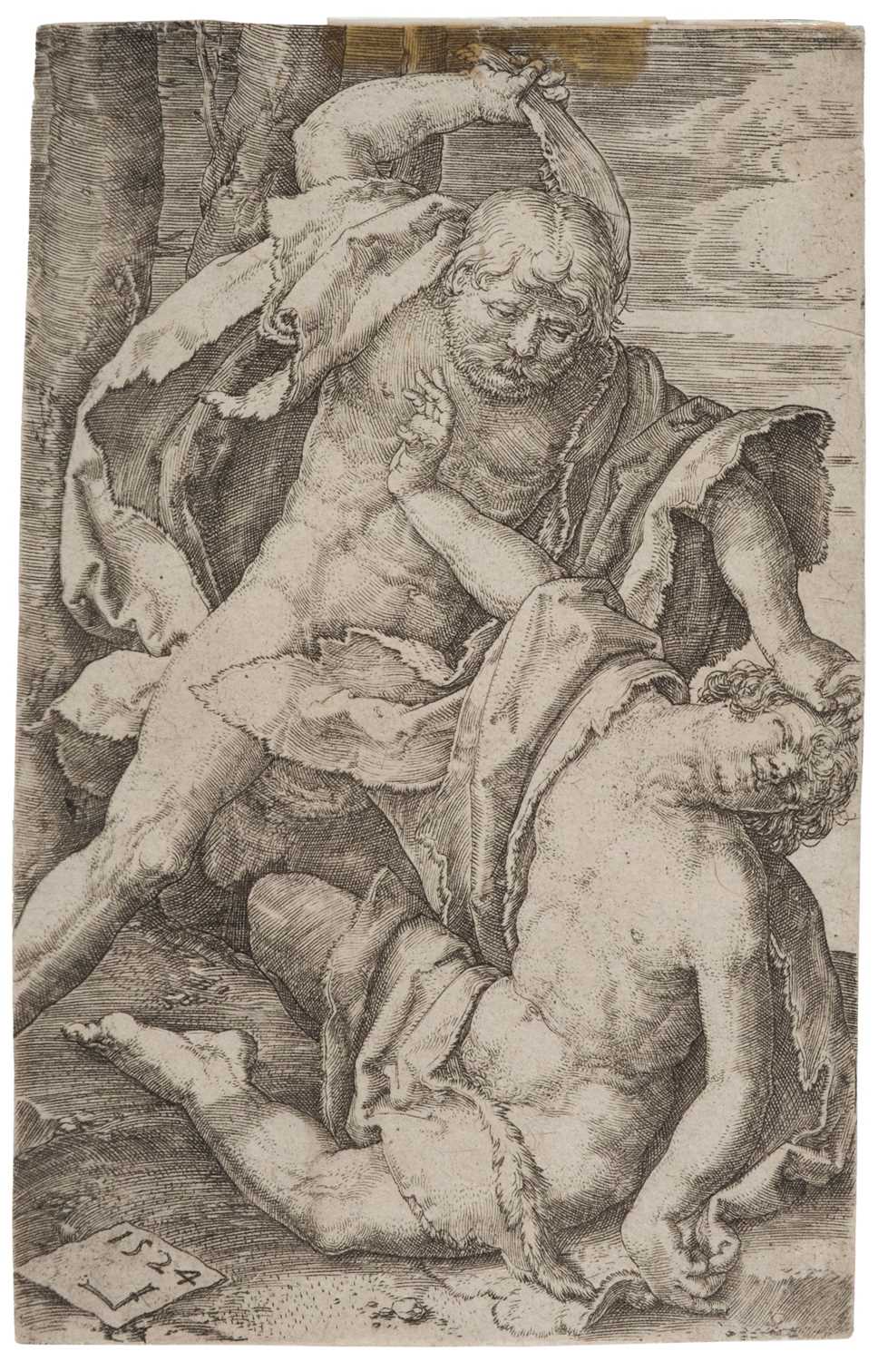 Lot 48 - Leyden (Lucas van, 1494-1533). Cain Killing Abel, 1524