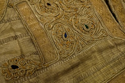 Lot 493 - Indian. A gentleman's embroidered gold waistcoat, late 19th century