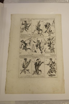 Lot 357 - Satirical Card Game. Toverkaart of Genees middel der Wind-breuken vant Zuid west ... , c. 1720