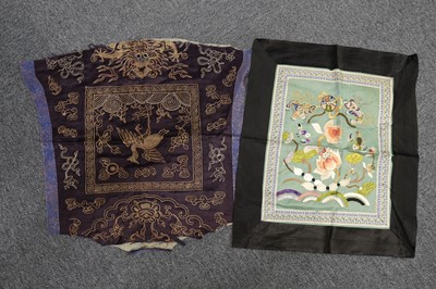 Lot 455 - Chinese. A collection of clothing and decorative items, 19th/20th century