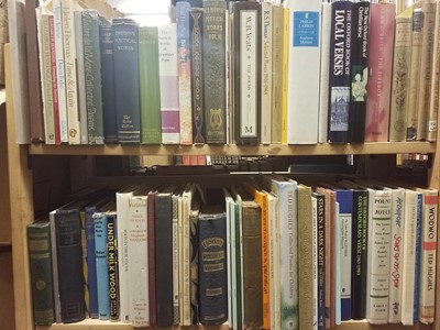 Lot 435 - Poetry. A large collection of modern poetry, some signed