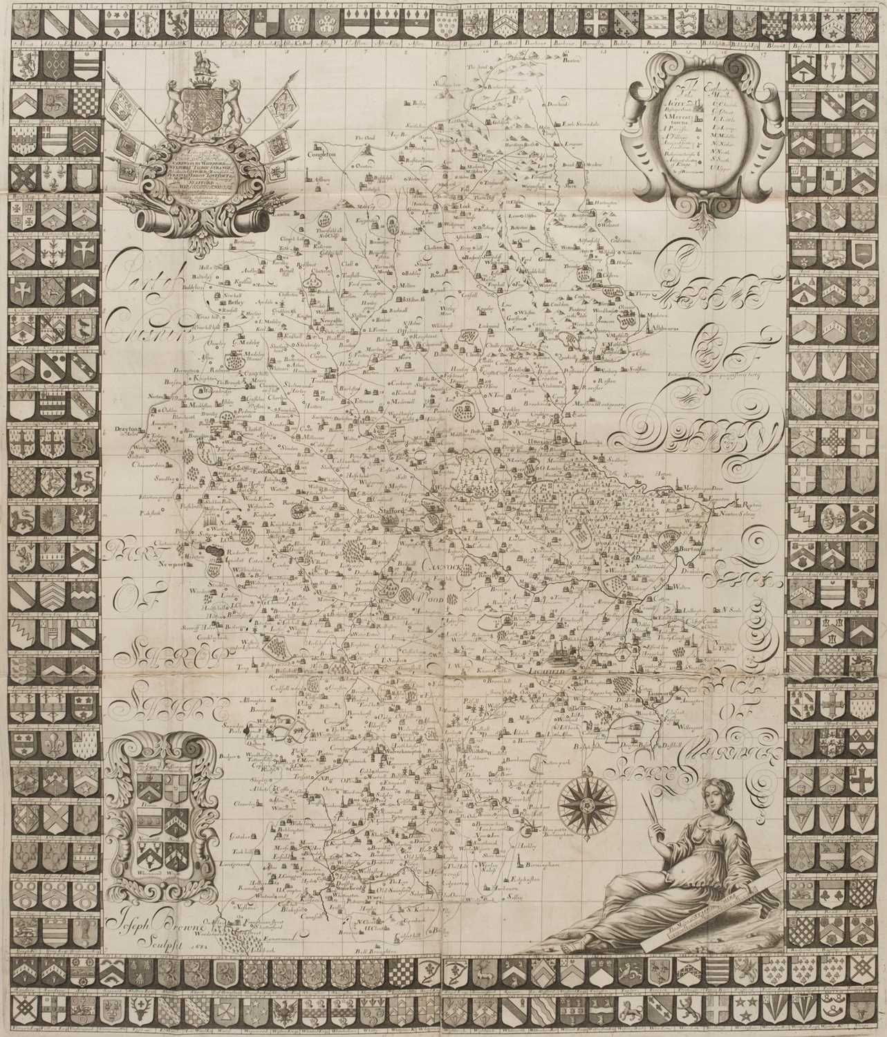 Lot 61 - Plot (Robert). The Natural History of Stafford-Shire, 1st edition, Oxford, 1686