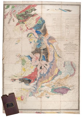 Lot 147 - England & Wales. Walker (J. & C.), A Geological Map..., 1837