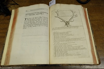 Lot 64 - Leigh (Charles). The Natural History of Lancashire, Cheshire, and the Peak, in Derbyshire, 1700