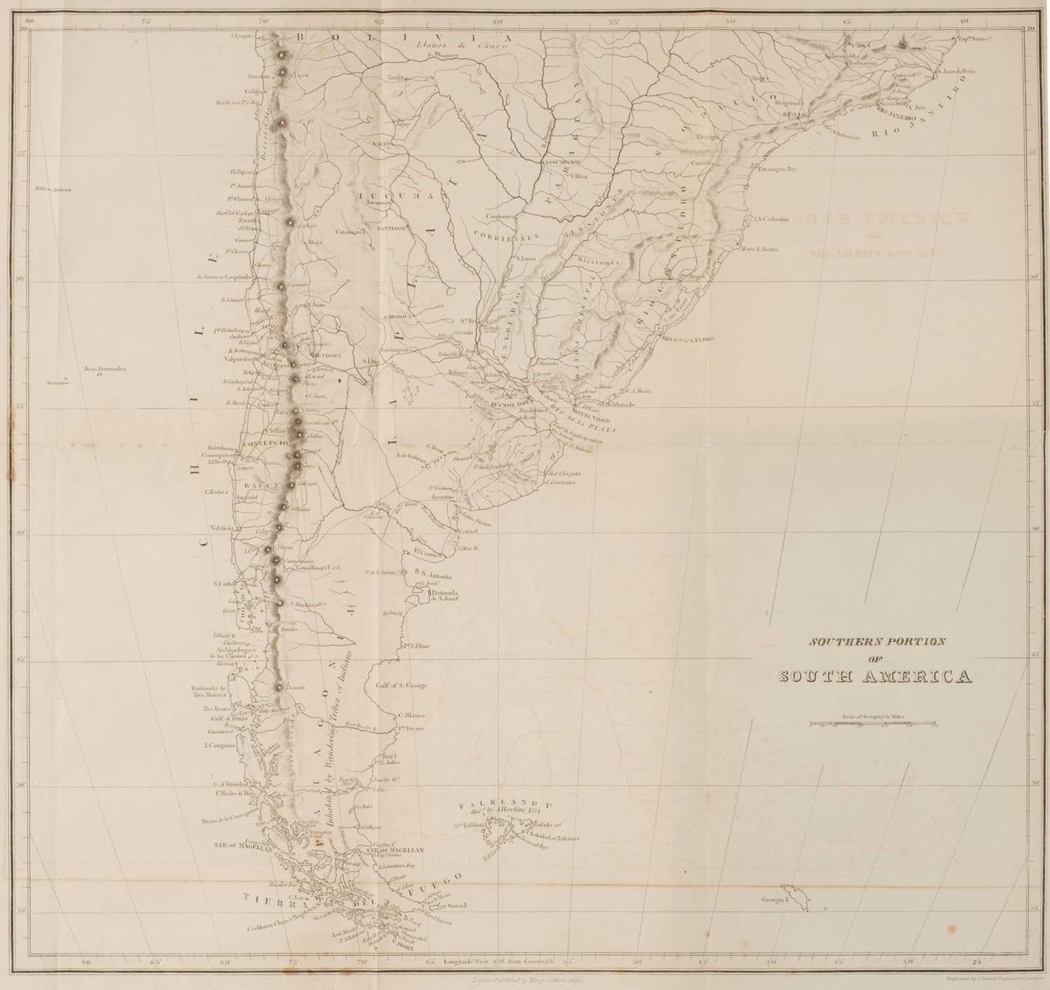 Lot 95 - Darwin (Charles). Geological Observations on South America, 1st edition, 1846