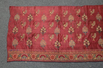 Lot 494 - Indian. A large panel of Kutch embroidery, Gujarat, early 19th century