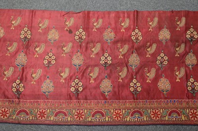 Lot 494 - Indian. A large panel of Kutch embroidery, Gujarat, early 19th century