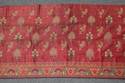 Lot 494 - Indian. A large panel of Kutch embroidery, Gujarat, early 19th century