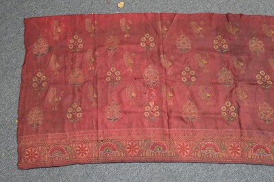 Lot 494 - Indian. A large panel of Kutch embroidery, Gujarat, early 19th century