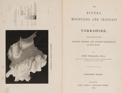 Lot 97 - Phillips (John). The Rivers, Mountains and Sea-Coast of Yorkshire, 1853