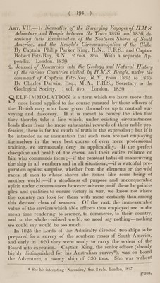 Lot 88 - Darwin (Charles). The Quarterly Review volume LXV, December 1839 & March 1840