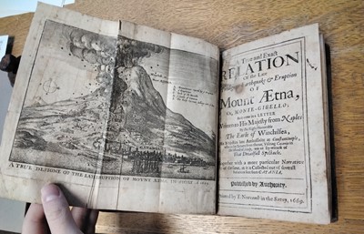 Lot 59 - Mount Etna. Winchilsea [H. F.]. Eruption of Mount Ætna, 1669