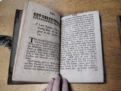 Lot 59 - Mount Etna. Winchilsea [H. F.]. Eruption of Mount Ætna, 1669