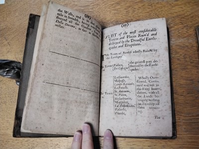 Lot 59 - Mount Etna. Winchilsea [H. F.]. Eruption of Mount Ætna, 1669