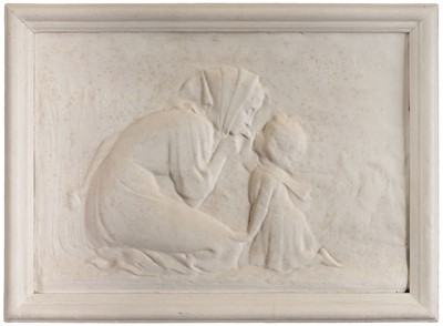 Lot 178 - Praeger (Sophia Rosamund, 1867-1954). Faith Healing, plaster relief