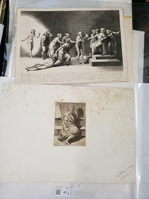 Lot 47 - Marcantonio (Raimondi, 1480-1534). Portrait of Raphael