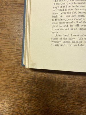 Lot 31 - Wild (Frank). Shackleton's Last Voyage, 1st edition, 1923