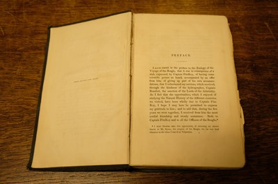 Lot 87 - Darwin (Charles). Journal of Researches, 1st edition, 1839