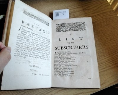 Lot 71 - Hooson (William). The Miners Dictionary, 1747