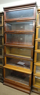 Lot 383 - Bookcase. A 1920s Globe Wernicke mahogany bookcase
