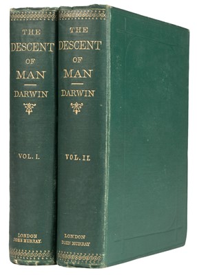 Lot 110 - Darwin (Charles). The Descent of Man, and selection in relation to sex, 2 vols., 1st ed., 1871