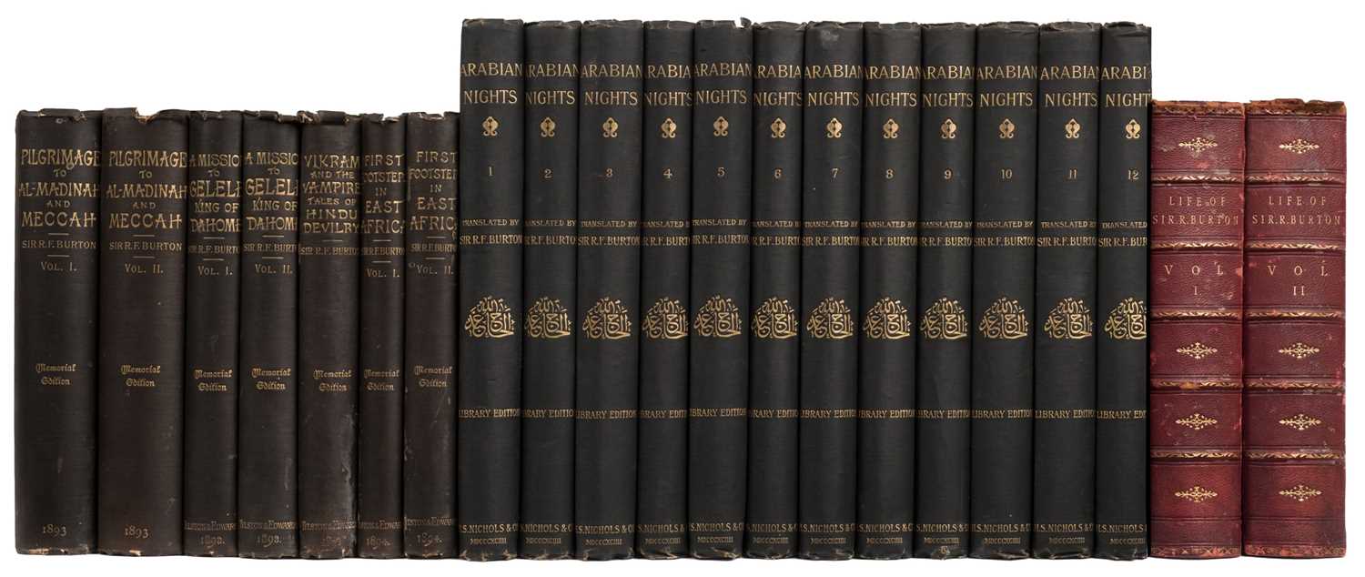 Lot 2 - Burton (Richard F.) Works, 7 volumes, Memorial edition, 1893-4