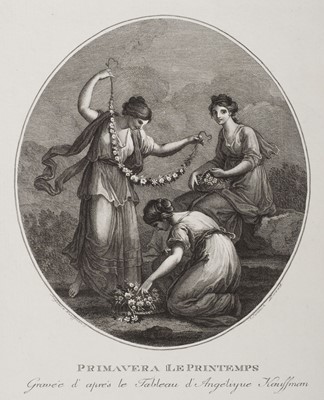 Lot 90 - Suntach (Antonio, 1744-1828). The Four Seasons, after Angelica Kauffman