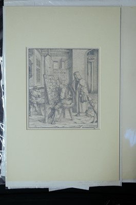 Lot 42 - Burgkmair (Hans, 1473-1531). The White King in the Studio of a Painter..., 1514-1516