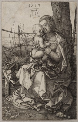 Lot 41 - Dürer (Albrecht, 1471-1528). Virgin and Child seated by a Tree, 1513