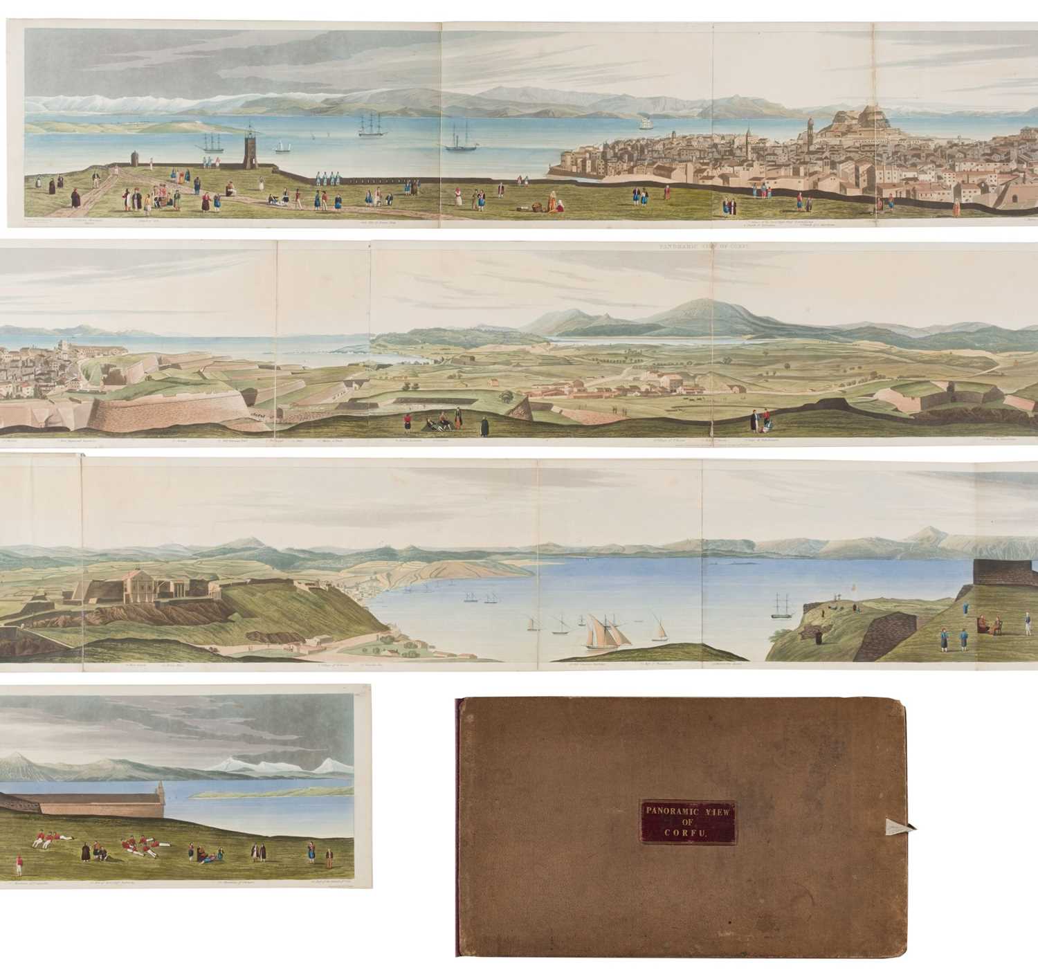Lot 5 - Corfu. Havell (Robert), Panoramic View of Corfu, 1836
