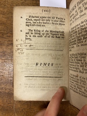 Lot 321 - Robinson (Thomas). New observations on the Natural History of This World of Matter, 1696