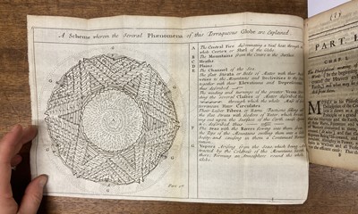 Lot 321 - Robinson (Thomas). New observations on the Natural History of This World of Matter, 1696