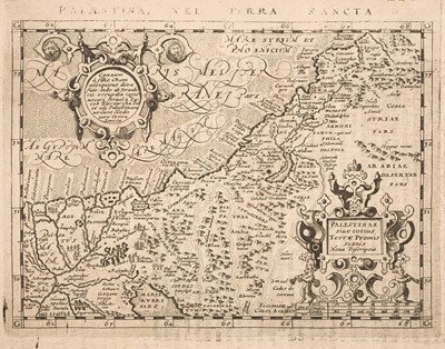 Lot 159 - Holy Land & Eastern Mediterranean. A collection of seven maps, mostly 17th-century