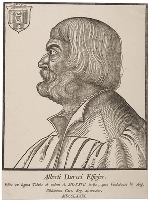 Lot 49 - After Erhard Schön (1491-circa 1542). Portrait of Albrecht Dürer, 1781