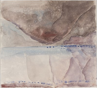Lot 291 - Ackroyd (Norman, 1938-2024). Heavy Clouds over the Sea - Rain - Sound of Scarp, 1972